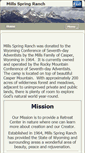 Mobile Screenshot of millsspringranch.com
